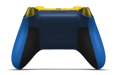 Xbox Wireless Controller - Hoofdtekst: Shock Blue, D-Pads: Middernachtblauw (metallic), Duimsticks: Middernachtblauw