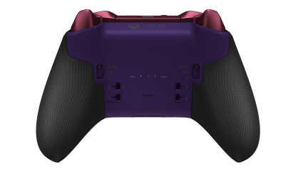 Xbox Elite Wireless Controller Series 2 - Core - Body: Shock Blue + Rubberized Grips, D-pad: Cross, Astral Purple (Metal), Back: Astral Purple + Rubberized Grips