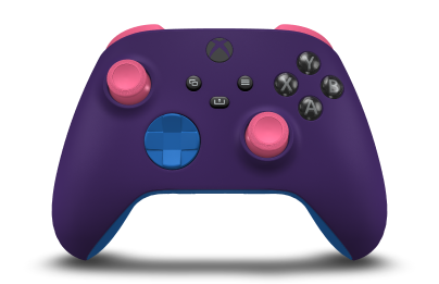 Xbox draadloze controller - Corps: Astral Purple, BMD: Shock Blue, Joysticks: Deep Pink
