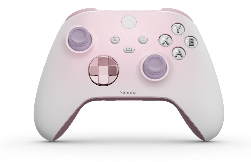 Xbox Wireless Controller - Hoveddel: Cosmic Shift, D-blokke: Blød pink (metallisk), Thumbsticks: Blød lilla