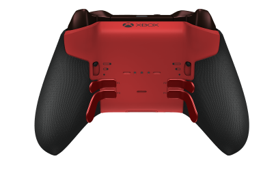 Xbox Elite Wireless Controller Series 2 - Core - Corpo: Vermelho Forte + Pegas em Borracha, Botão Direcional: Faceta, Vermelho Forte (Metal), Traseira: Vermelho Forte + Pegas em Borracha