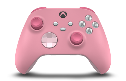 Xbox Wireless Controller - Cuerpo: Rosa retro, Crucetas: Rosa suave, Palancas de mando: Rosa intenso