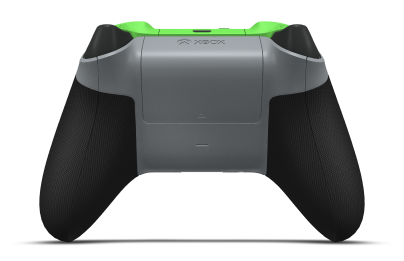 Xbox Wireless Controller - Hoofdtekst: Aschgrau, D-Pads: Carbonzwart, Duimsticks: Velocity-groen