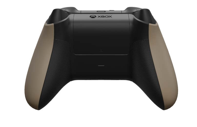 Xbox Wireless Controller - Body: Desert Tan, D-Pads: Carbon Black (Metallic), Thumbsticks: Carbon Black