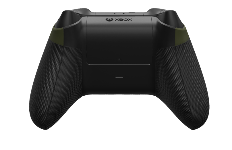 Xbox Wireless Controller - 本体: ノクターナル グリーン, 方向パッド: カーボン ブラック (メタリック), サムスティック: デザート タン
