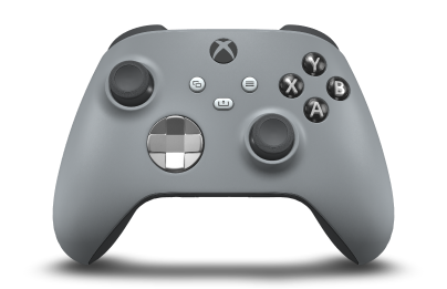 Xbox Wireless Controller - Body: Ash Grey, D-Pads: Bright Silver, Thumbsticks: Storm Grey