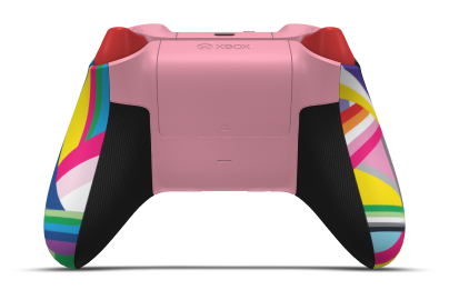 Xbox Wireless Controller - Corpo: Pride, Botões Direcionais: Roxo Astral, Manípulos Analógicos: Vermelho Forte