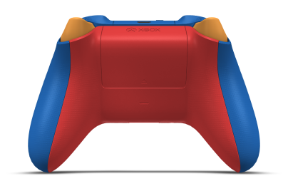 Xbox Wireless Controller - Corpo: Azul Choque, Botões Direcionais: Laranja suave, Manípulos Analógicos: Branco Robot