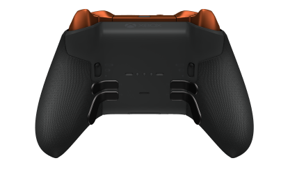 Xbox Elite Wireless Controller Series 2 - Core - Behuizing voorzijde: Carbonzwart + rubberen handvatten, D-pad: Facet, Storm Gray (Metal), Behuizing achterzijde: Carbonzwart + rubberen handvatten