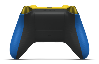 Xbox Wireless Controller - Body: Shock Blue, D-Pads: Lightning Yellow (Metallic), Thumbsticks: Carbon Black
