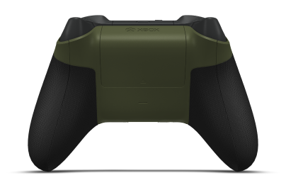 Xbox Wireless Controller - Framsida: Forest Camo, Styrknappar: Olivgrön (metall), Styrspakar: Kolsvart