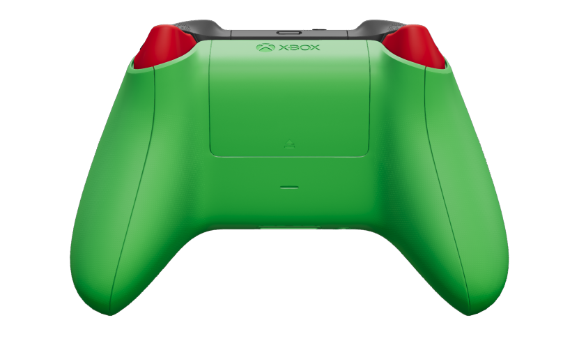 Xbox Wireless Controller - Hoveddel: Fartgrøn, D-blokke: Impulsrød, Thumbsticks: Kulsort