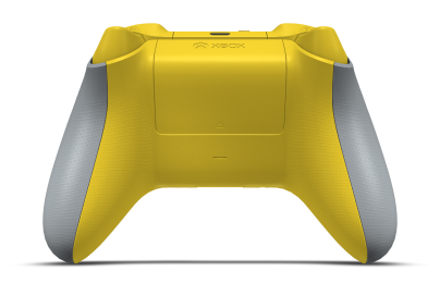 Xbox draadloze controller - Korpus: Popielata szaroÅ›Ä‡, Pady kierunkowe: Piorunujący żółty, Drążki: Węglowa czerń