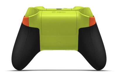 Xbox Wireless Controller - 몸체: 블레이즈 카모, 방향 패드: 일렉트릭 볼트, 엄지스틱: 일렉트릭 볼트