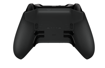 Manette sans fil Xbox Elite Series 2 - Core - Hoveddel: Carbon Black + Rubberized Grips, D-blok: Facet, Kulsort (metal), Bagside: Carbon Black + Rubberized Grips