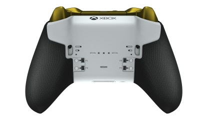 Xbox Elite Wireless Controller Series 2 - Core - Body: Robot White + Rubberized Grips, D-pad: Cross, Pulse Red (Metal), Back: Robot White + Rubberized Grips