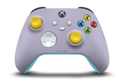 Xbox 無線控制器 - Body: Soft Purple, D-Pads: Robot White, Thumbsticks: Lighting Yellow