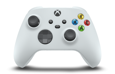 Xbox Wireless Controller - 機身: 機器白, 方向鍵: 風暴灰, 搖桿: 風暴灰