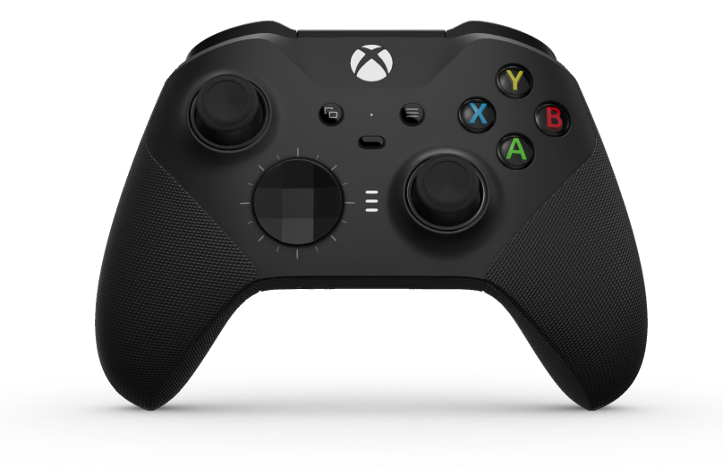 Xbox Elite ワイヤレスコントローラー シリーズ 2 - Core - Body: Carbon Black + Rubberized Grips, D-pad: Faceted, Carbon Black (Metal), Back: Carbon Black + Rubberized Grips