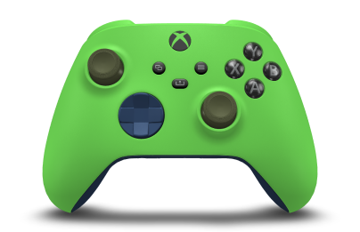 Xbox Wireless Controller - Body: Velocity Green, D-Pads: Midnight Blue, Thumbsticks: Nocturnal Green