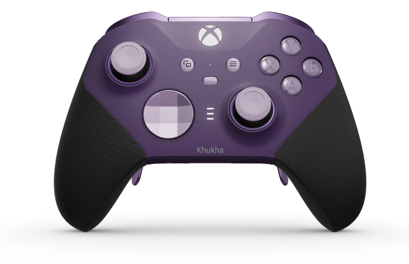 Xbox Elite Wireless Controller Series 2 - Core - Body: Astral Purple + Rubberized Grips, D-pad: Faceted, Soft Purple (Metal), Back: Astral Purple + Rubberized Grips