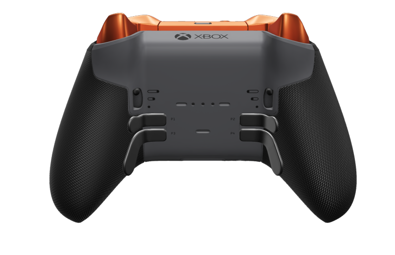 Xbox Elite Wireless Controller Series 2 - Core - Behuizing voorzijde: Stormgrijs + rubberen handvatten, D-pad: Gefacetteerd, stormgrijs (metaal), Behuizing achterzijde: Stormgrijs + rubberen handvatten