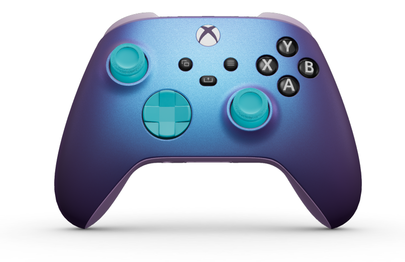 Xbox Wireless Controller - Body: Stellar Shift, D-Pads: Dragonfly Blue, Thumbsticks: Dragonfly Blue