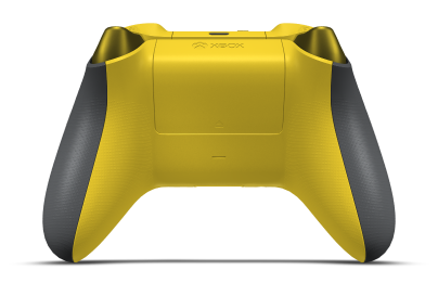Xbox Wireless Controller - Hoofdtekst: Stormgrijs, D-Pads: Bliksemgeel (metallic), Duimsticks: Bliksemgeel