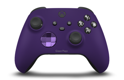 Xbox Wireless Controller - Body: Astral Purple, D-Pads: Astral Purple (Metallic), Thumbsticks: Carbon Black
