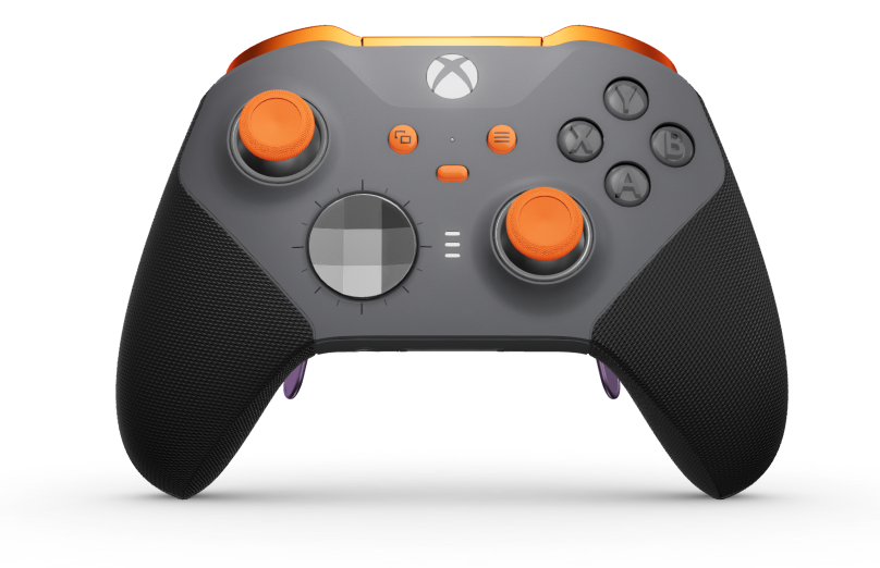 Xbox Elite Wireless Controller Series 2 - Core - Body: Storm Gray + Rubberized Grips, D-pad: Faceted, Storm Gray (Metal), Back: Storm Gray + Rubberized Grips