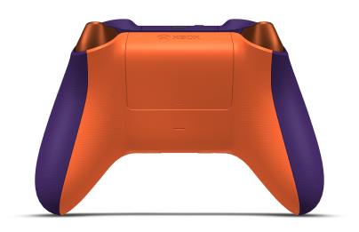 Xbox Wireless Controller - Hoofdtekst: Astralpaars, D-Pads: Zest-oranje (metallic), Duimsticks: Pulsrood