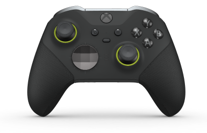 Mando inalámbrico Xbox Elite Series 2: básico - Body: Carbon Black + Rubberized Grips, D-pad: Facet, Storm Gray (Metal), Back: Carbon Black + Rubberized Grips