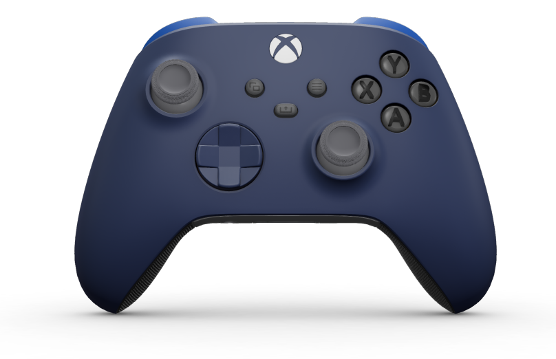 Xbox Wireless Controller - Hoofdtekst: Middernachtblauw, D-Pads: Middernachtblauw, Duimsticks: Stormgrijs