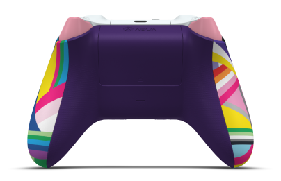 Xbox Wireless Controller - Cuerpo: Pride, Crucetas: Rosa retro, Palancas de mando: Rosa retro