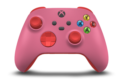 Xbox Wireless Controller - Body: Deep Pink, D-Pads: Pulse Red, Thumbsticks: Pulse Red