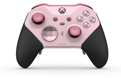 Xbox Elite 無線控制器 Series 2 - Core - Corpo: Rosa Suave + Pegas em Borracha, Botão Direcional: Faceta, Rosa Suave (Metal), Traseira: Rosa Suave + Pegas em Borracha