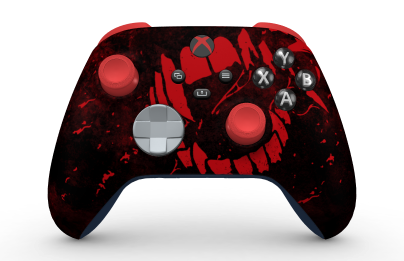 Xbox Wireless Controller – Redfall Limited Edition - Body: Bite Back, D-Pads: Ash Gray, Thumbsticks: Pulse Red