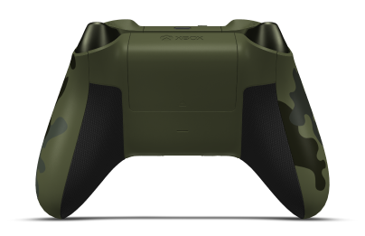 Xbox Wireless Controller - Corpo: Camuflagem de floresta, Botões Direcionais: Verde Noturno (Metálico), Manípulos Analógicos: Preto Carbono