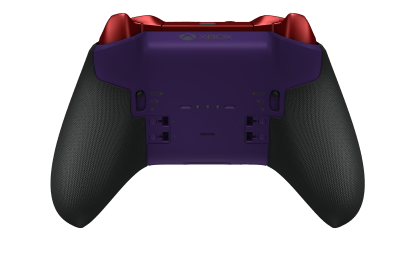 Xbox Elite Wireless Controller Series 2 - Core - Corpo: Roxo Astral + Pegas em Borracha, Botão Direcional: Faceta, Vermelho Forte (Metal), Traseira: Roxo Astral + Pegas em Borracha