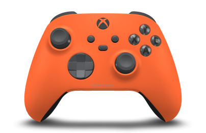Xbox Wireless Controller - Body: Zest Orange, D-Pads: Storm Grey, Thumbsticks: Storm Grey