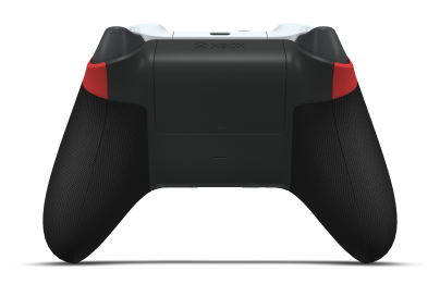 Xbox Wireless Controller - Corpo: Vermelho Forte, Botões Direcionais: Storm Grey, Manípulos Analógicos: Preto Carbono