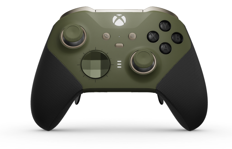 Xbox Elite Wireless Controller Series 2 - Core - Behuizing voorzijde: Nachtelijk groen + rubberen handvatten, D-pad: Gefacetteerd, nachtelijk groen (metaal), Behuizing achterzijde: Nachtelijk groen + rubberen handvatten