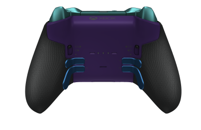 Xbox Elite Wireless Controller Series 2 - Core - Corps: Astral Purple + poignées caoutchoutées, BMD: Facette, Photon Blue (métal), Arrière: Astral Purple + poignées caoutchoutées