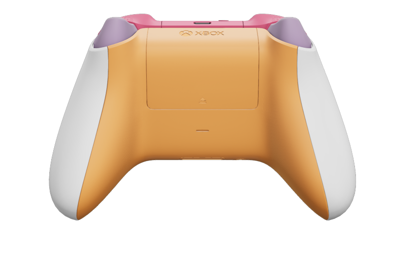 Xbox Wireless Controller - Tělo: Cosmic Shift, Řídicí kříže: Hluboká růžová, Palcové ovladače: Jemně oranžová