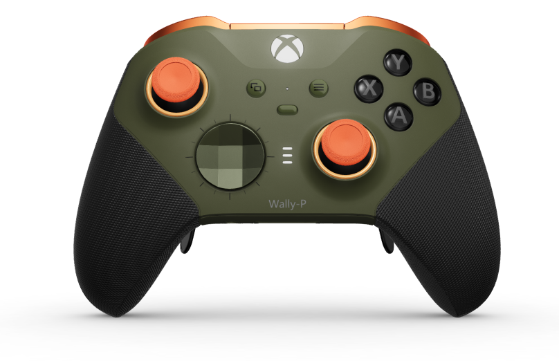 Xbox Elite draadloze controller Series 2 - Core - Body: Nocturnal Green + Rubberized Grips, D-pad: Faceted, Nocturnal Green (Metal), Back: Nocturnal Green + Rubberized Grips