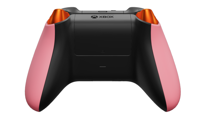 Xbox Wireless Controller - 몸체: 레트로 핑크, 방향 패드: 소프트 그린, 엄지스틱: 펄스 레드