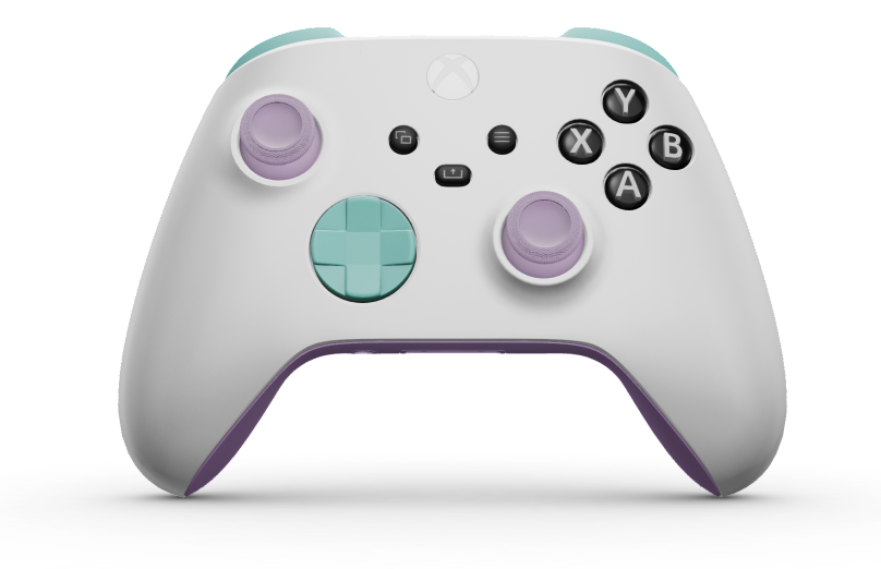 Xbox Wireless Controller - Body: Robot White, D-Pads: Glacier Blue, Thumbsticks: Soft Purple