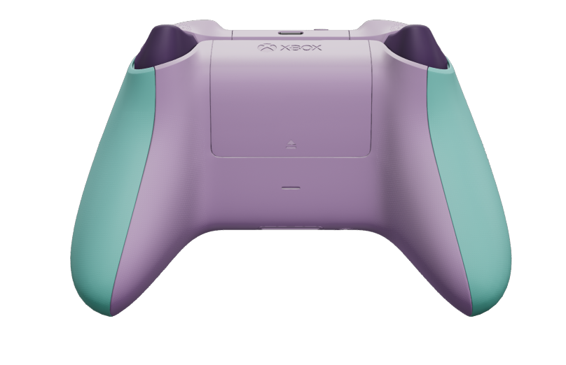 Xbox Wireless Controller - 機身: 冰河藍, 方向鍵: 柔和紫, 搖桿: 柔和紫