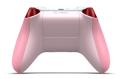 Xbox 無線控制器 - Corpo: Rosa Retro, Botões Direcionais: Vermelho Forte, Manípulos Analógicos: Verde suave