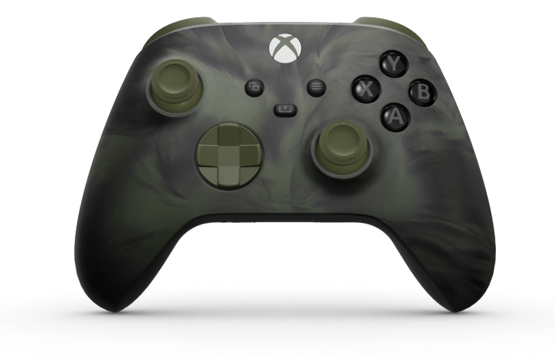 Xbox Wireless Controller - Korpus: Nocna mgła, Pady kierunkowe: Nocna zieleń, Drążki: Nocna zieleń